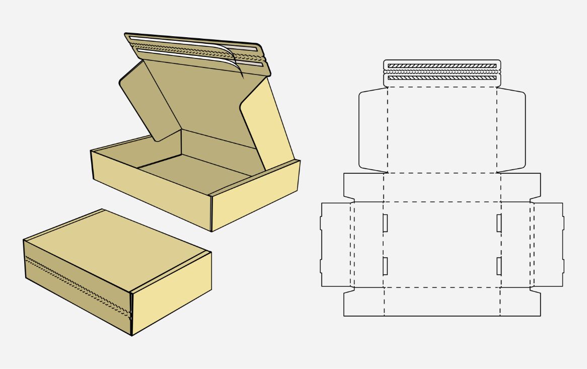 mailer_double_single_peel_seal_tape_closure